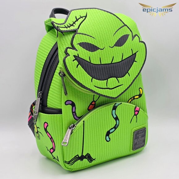 Loungefly Disney The Nightmare Before Christmas Oogie Boogie GITD Mini Backpack - Picture 2 of 8